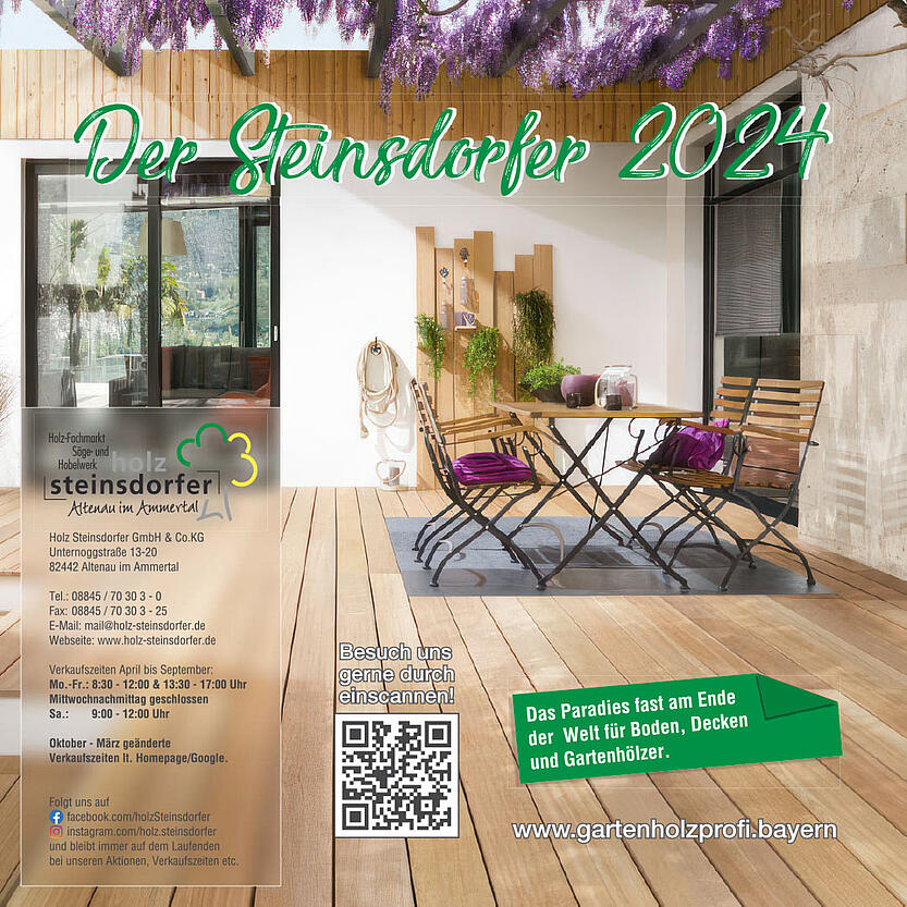 Titelbild Holz Steinsdorfer Katalog 2023